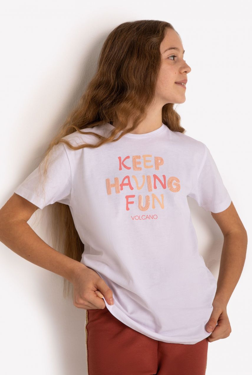 Volcano Kids's Regular T-Shirt T-Shinni Junior G02368-S22