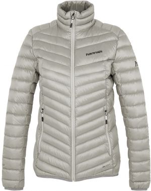 Women's light insulation down jacket Hannah AYLA light gray stripe