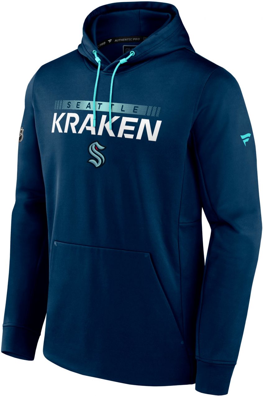 Men's Sweatshirt Fanatics RINK Performance Pullover Hood Seattle Kraken