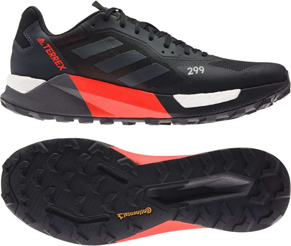 Men's running shoes adidas Terrex Agravic Ultra Trail Running Core Black
