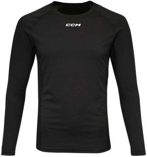 Kompresní tričko CCM Compression LS Top Black M