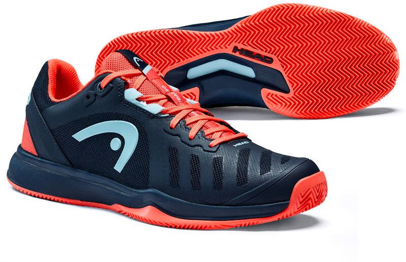 Head Sprint Team 3.0 Clay Navy/Red EUR 38 Women's Tennis Shoes