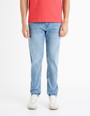 Slim fit pre mužov Celio - svetlomodrá