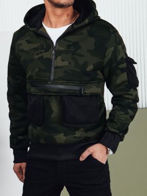 Men's Camo Hoodie Dstreet Green