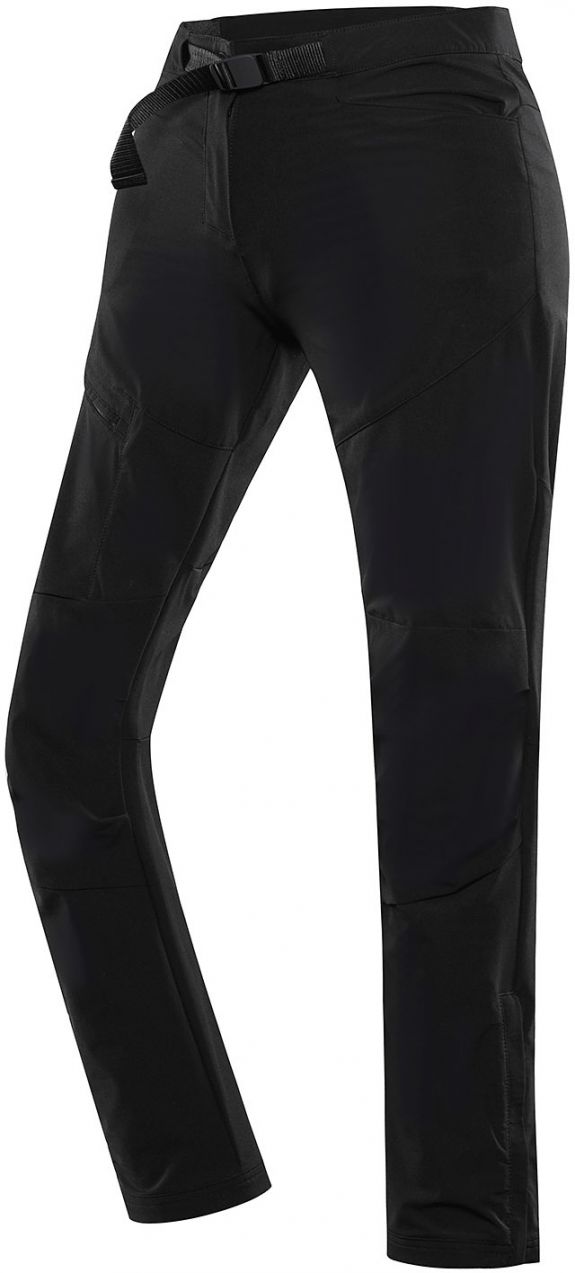 Women's softshell trousers with dwr finish ALPINE PRO AKANA black