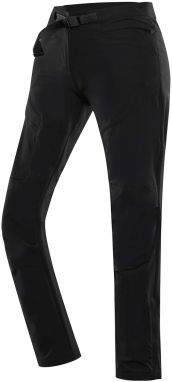 Women's softshell trousers with dwr finish ALPINE PRO AKANA black