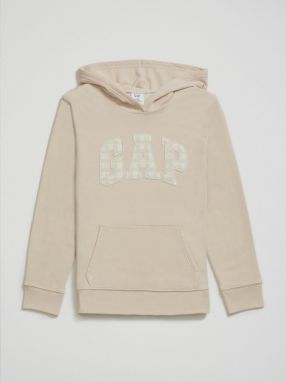Béžová dámska mikina s logom GAP