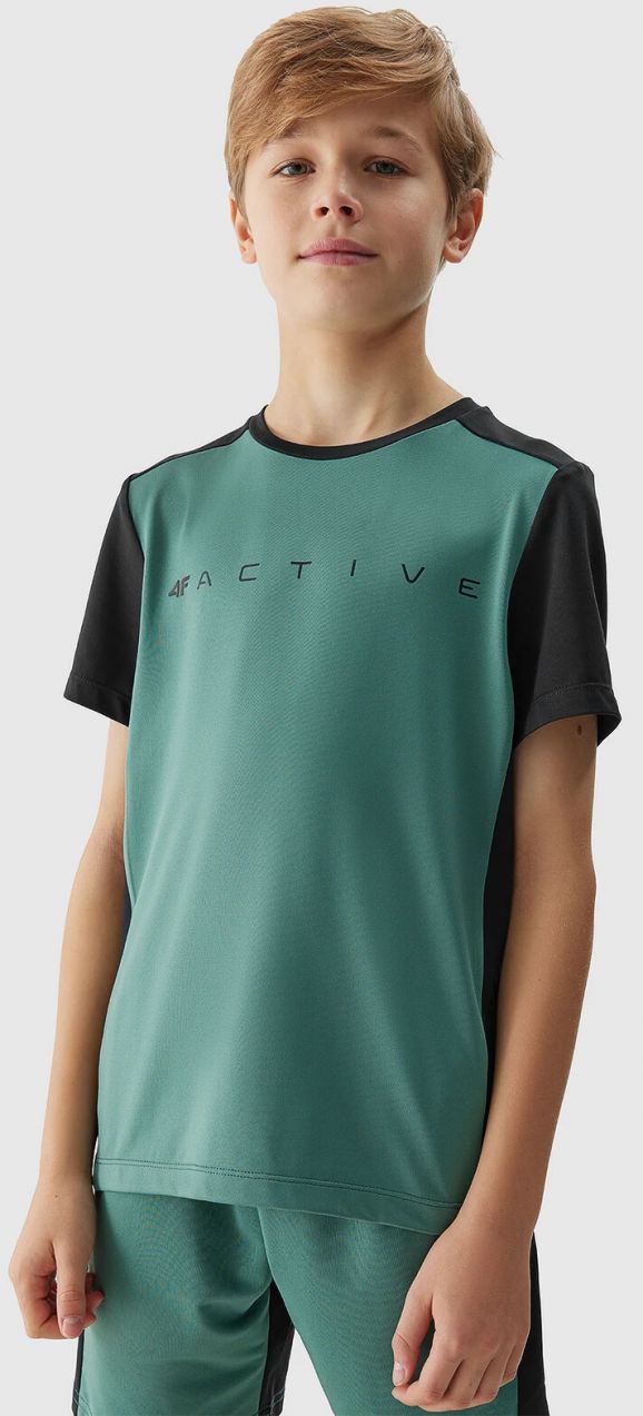 4F Boys' Sports Quick Dry T-Shirt - Green