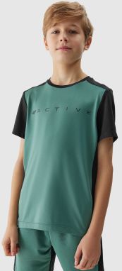 4F Boys' Sports Quick Dry T-Shirt - Green