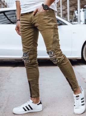 Men's Olive Denim Pants Dstreet