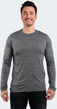 Slazenger Crew Neck Plain tmavosivé pánske tričko