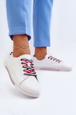 Women's leather sneakers White Litzy