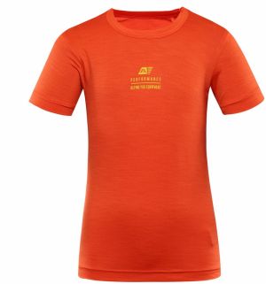 Tehlové detské športové tričko ALPINE PRO Basiko