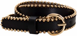 Black women's belt made of eco-leather OCH BELLA