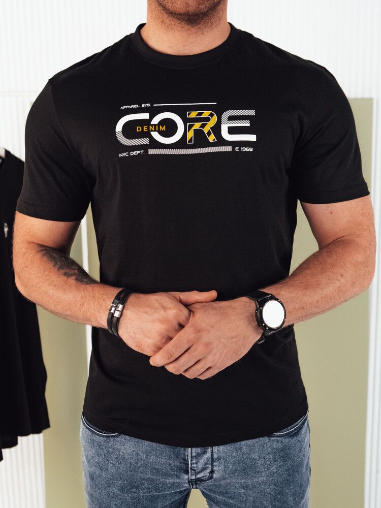 Men's T-shirt with black Dstreet print
