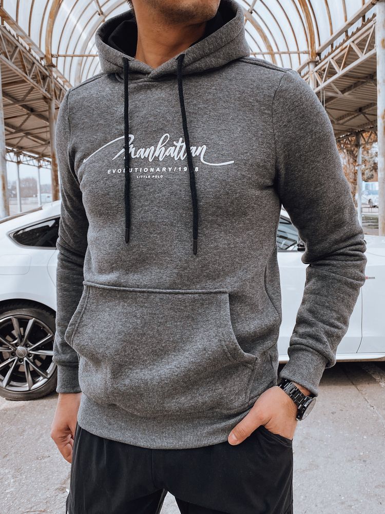Dstreet anthracite men's hoodie