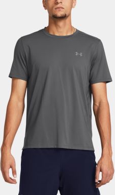 Sivé pánske športové tričko Under Armour UA LAUNCH ELITE SHORTSLEEVE