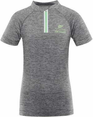 Children's quick-drying cycling T-shirt ALPINE PRO LATTERO smoked pearl