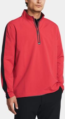 Červená pánska športová bunda Under Armour UA Storm Windstrike FZ