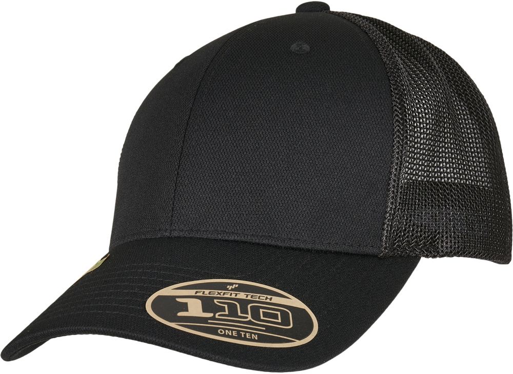 110 Recycled Alpha Shape Trucker Black