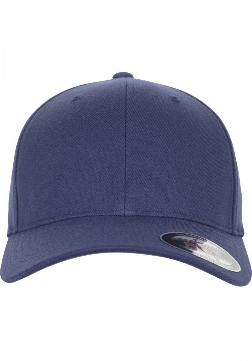 Navy Flexfit wool blend