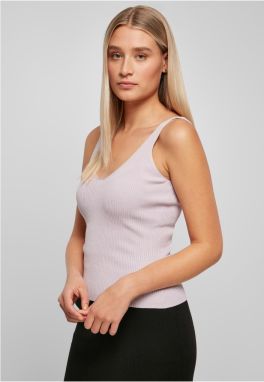 Women's ribbed softlilac knit