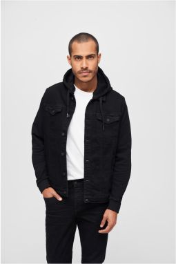 Cradock Denim Sweat Jacket Black/Black