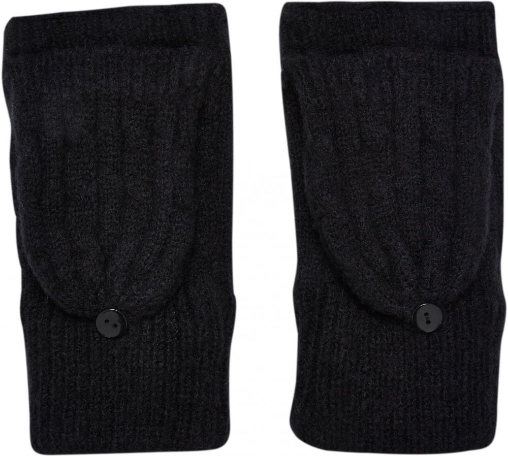 Open gloves black