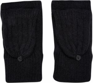 Open gloves black