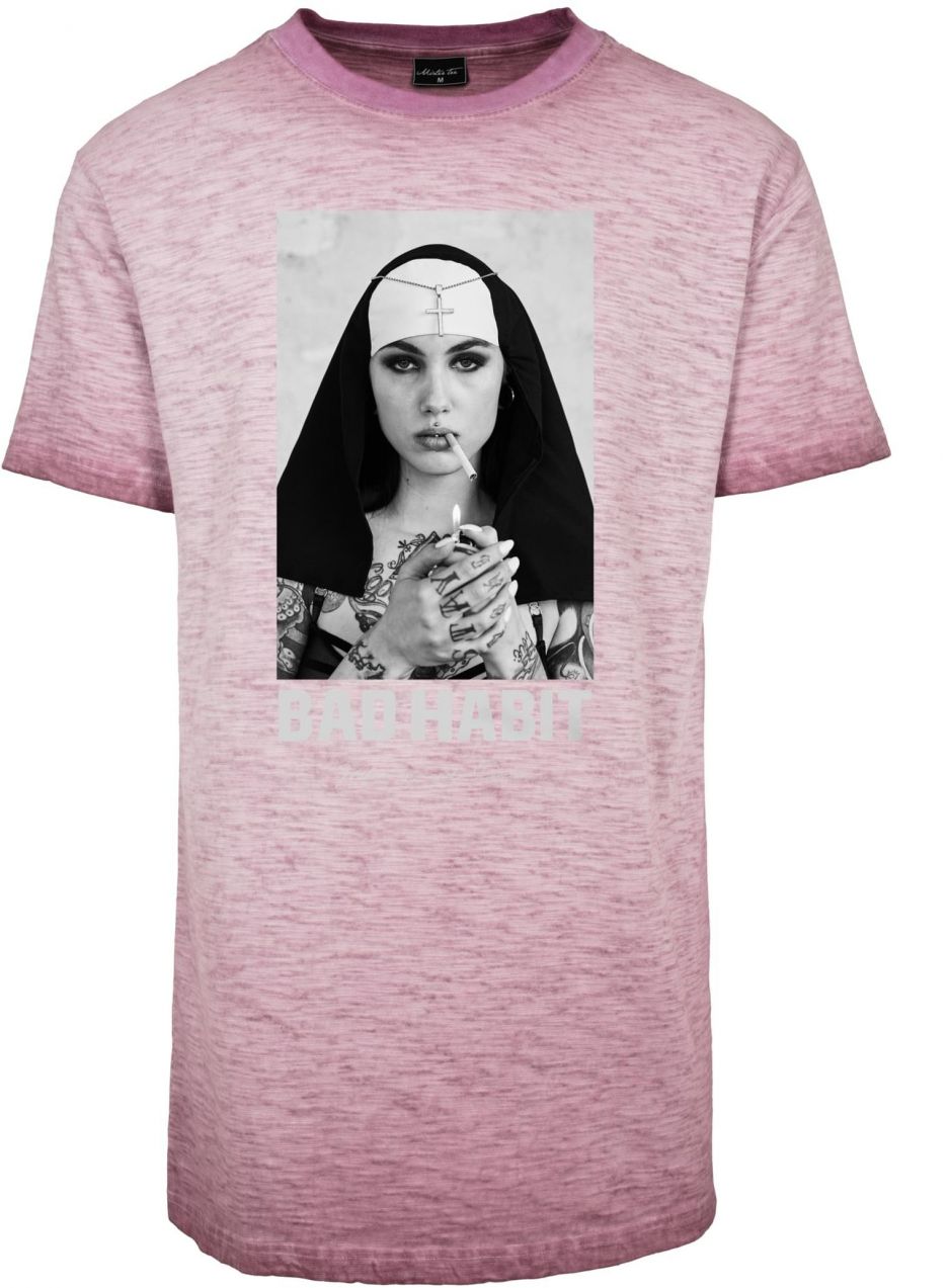 Bad Habit Tee Burgundy