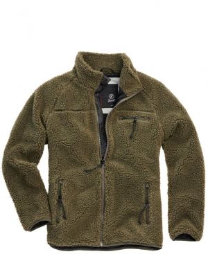 Teddyfleece jacket olive
