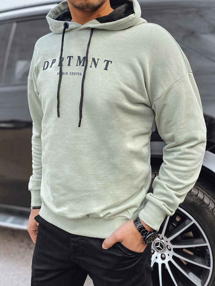 Men's sweatshirt with olive print Dstreet