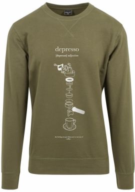 Olive Depresso Crewneck