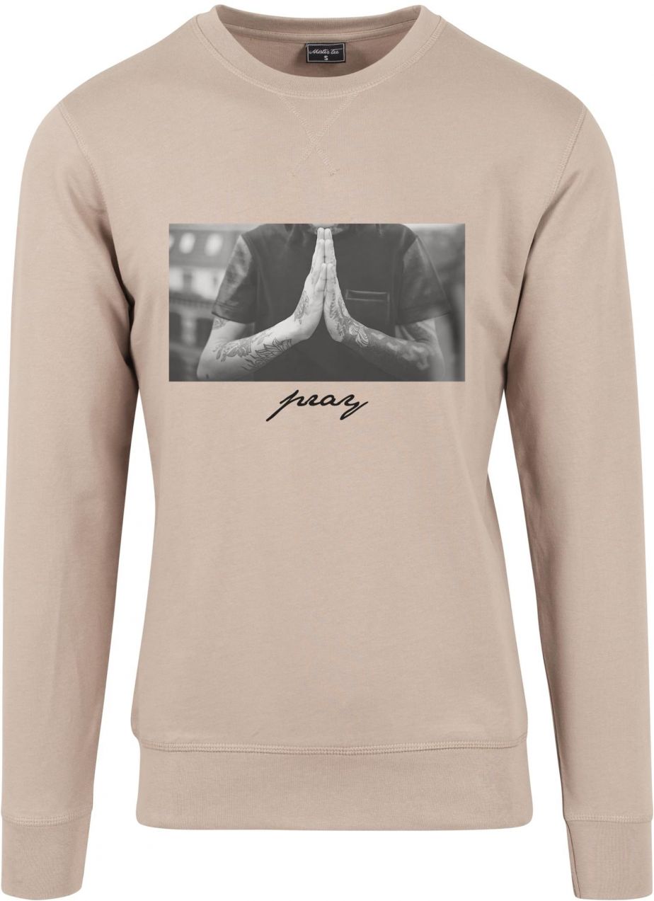 Pray Crewneck darksand