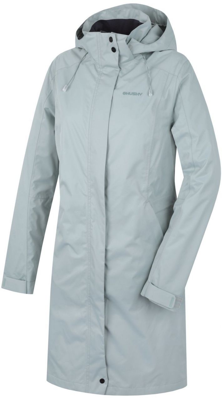 Women's hardshell coat HUSKY Nut L faded green