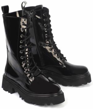 Capone Outfitters Round Toe Women's Boots with Zipper and Lace-up Trak Sole.