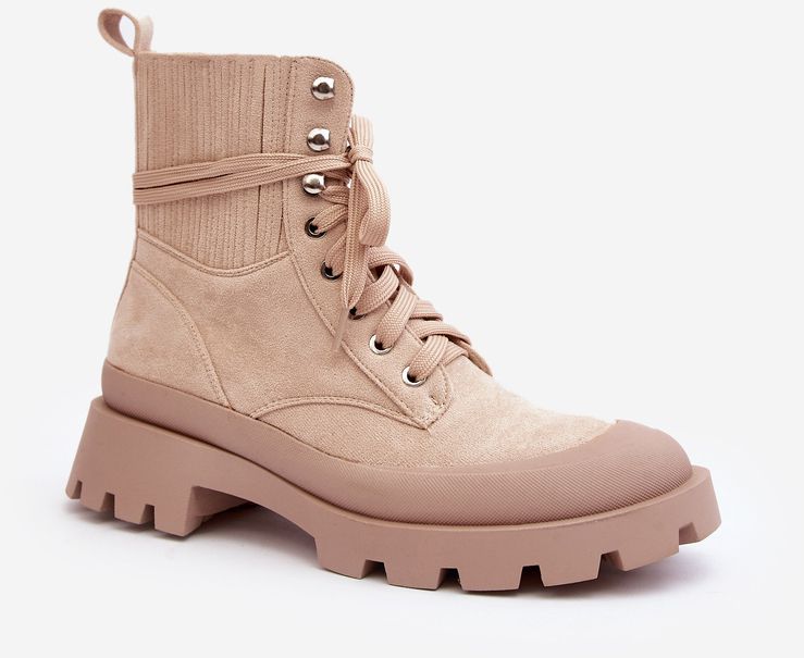 Women's Trapper Shoes Lace-up Beige Gordts
