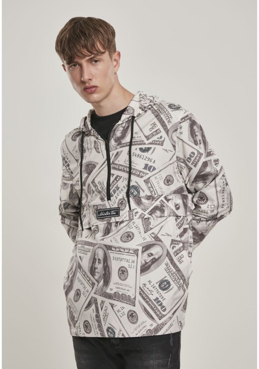 Mister Tee Dollar Windbreaker sand