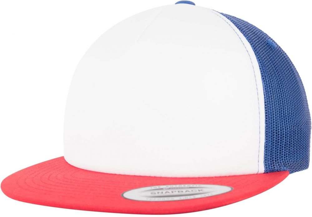 Foam Trucker with White Front Red/wht/Royal