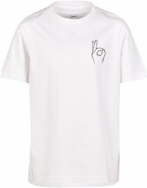 Children's T-shirt Easy Sign, white