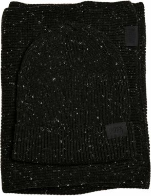 Nap Yarn Knit Set charcoal/white