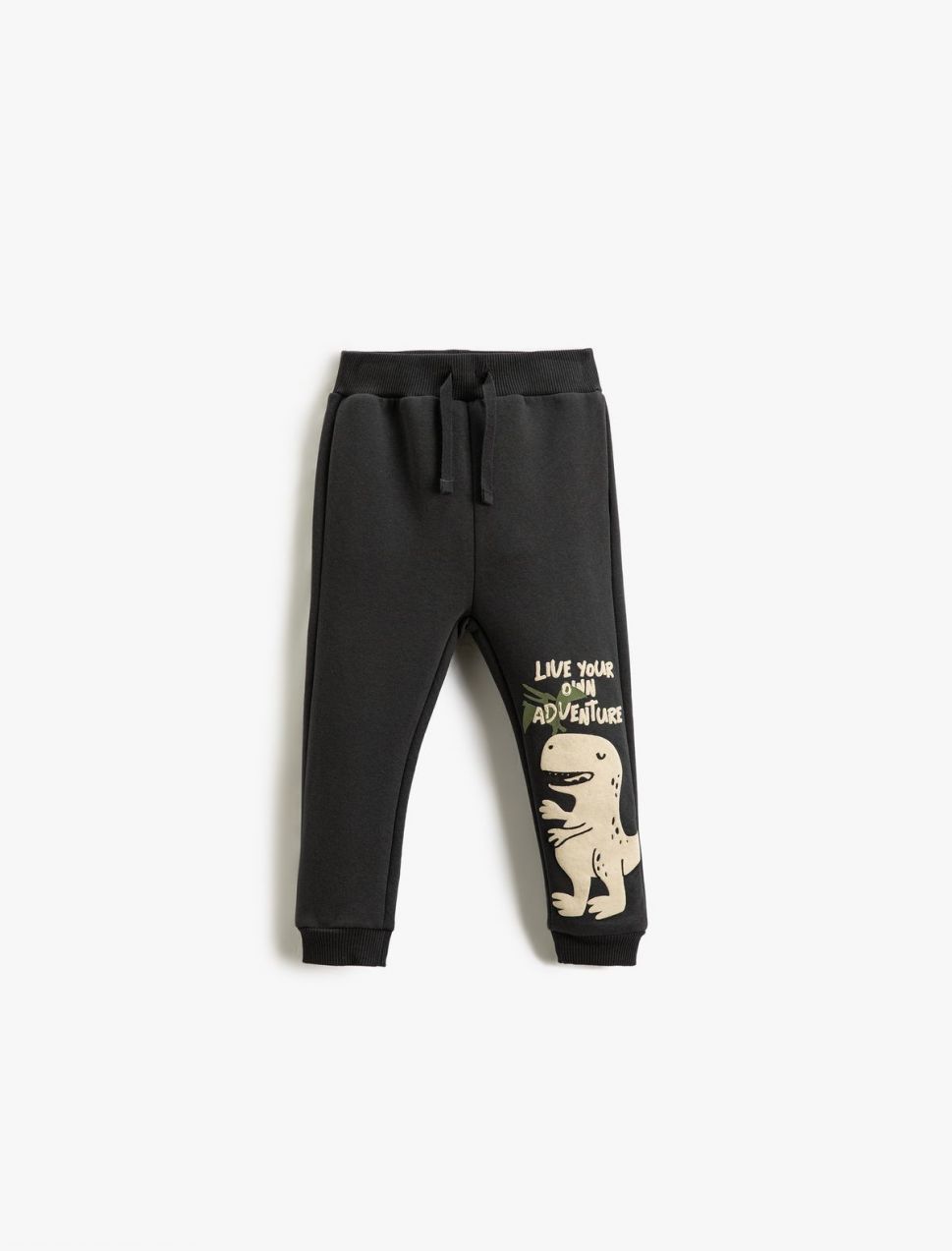 Koton Dinosaur Print Jogger Sweatpants with Tie Waist
