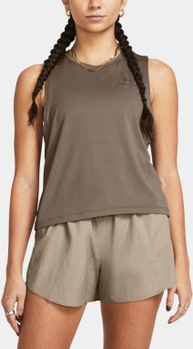 Hnedé športové tielko Under Armour Vanish Energy Crop Tank