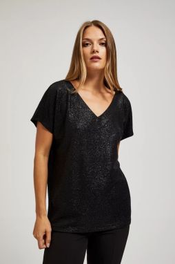 V-neck blouse