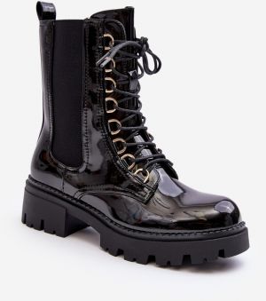 Women's Black Shoes Charmea Patent Worker