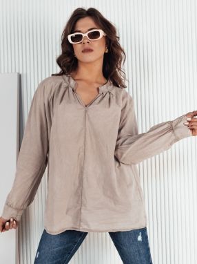 NEBREDA women's shirt beige Dstreet
