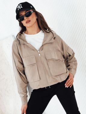 Women's transitional jacket BUNOL beige Dstreet
