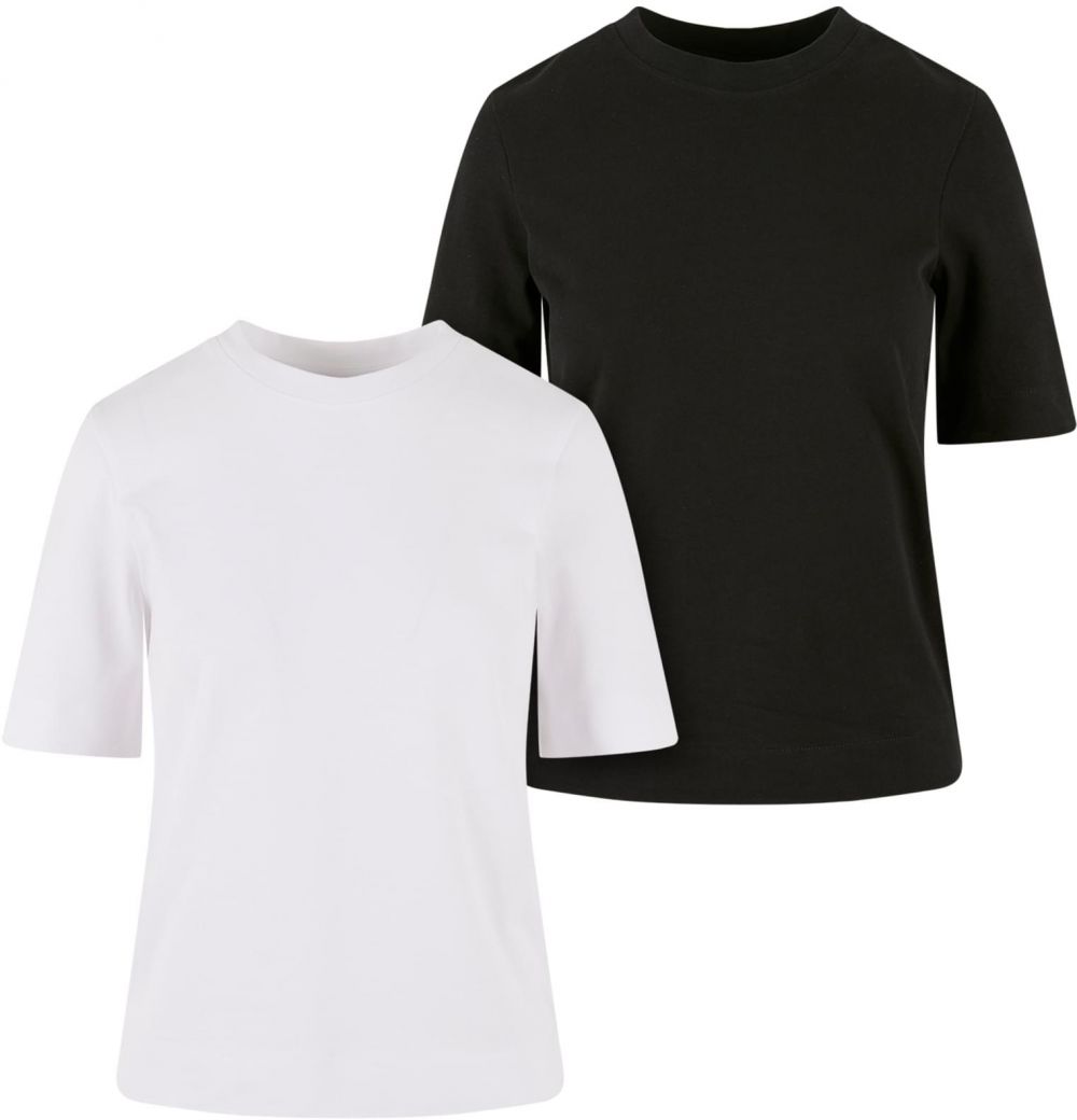 Women's T-Shirt Classy Tee 2 Pack white+black