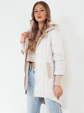 Women's quilted jacket FLONSA white Dstreet