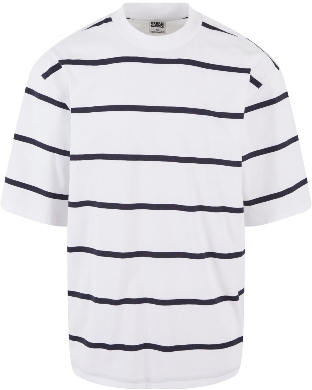 Men's Oversized Sleeve Modern Stripe T-Shirt - Striped